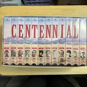 Vintage Centennial VHS 12 Tape Set Drama Native American History 1997
